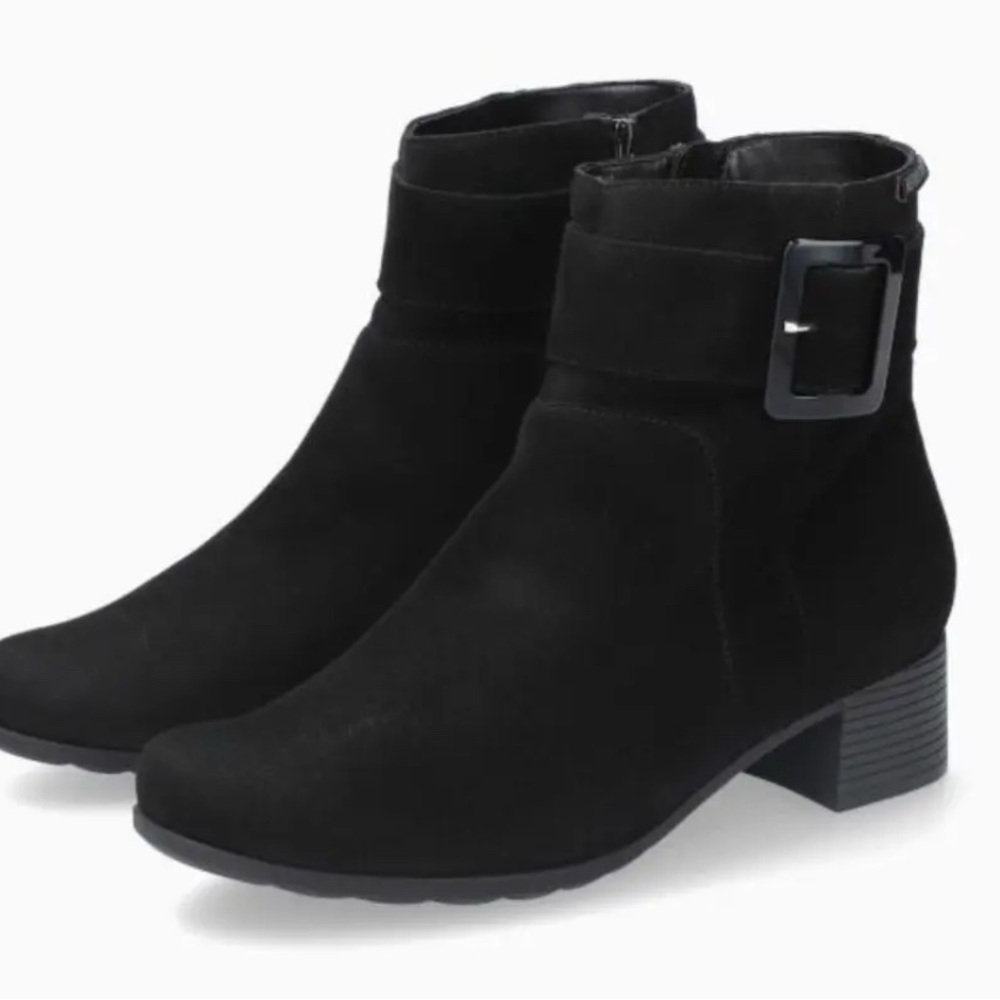 Mephisto Gianina Suede Leather Booties